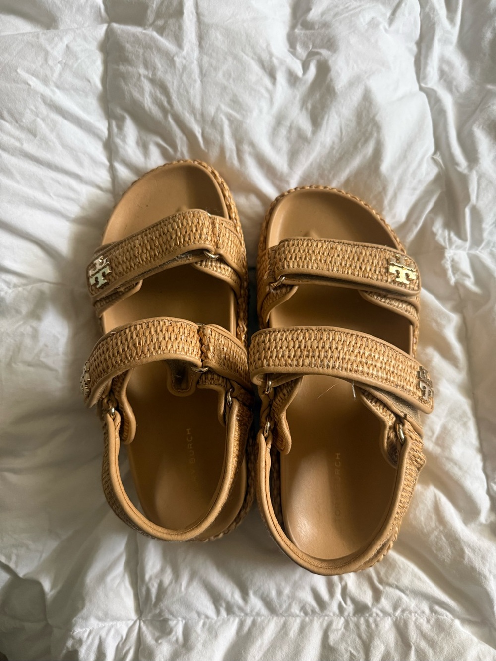 Tory Burch KiraTan Braided Strap Sandals